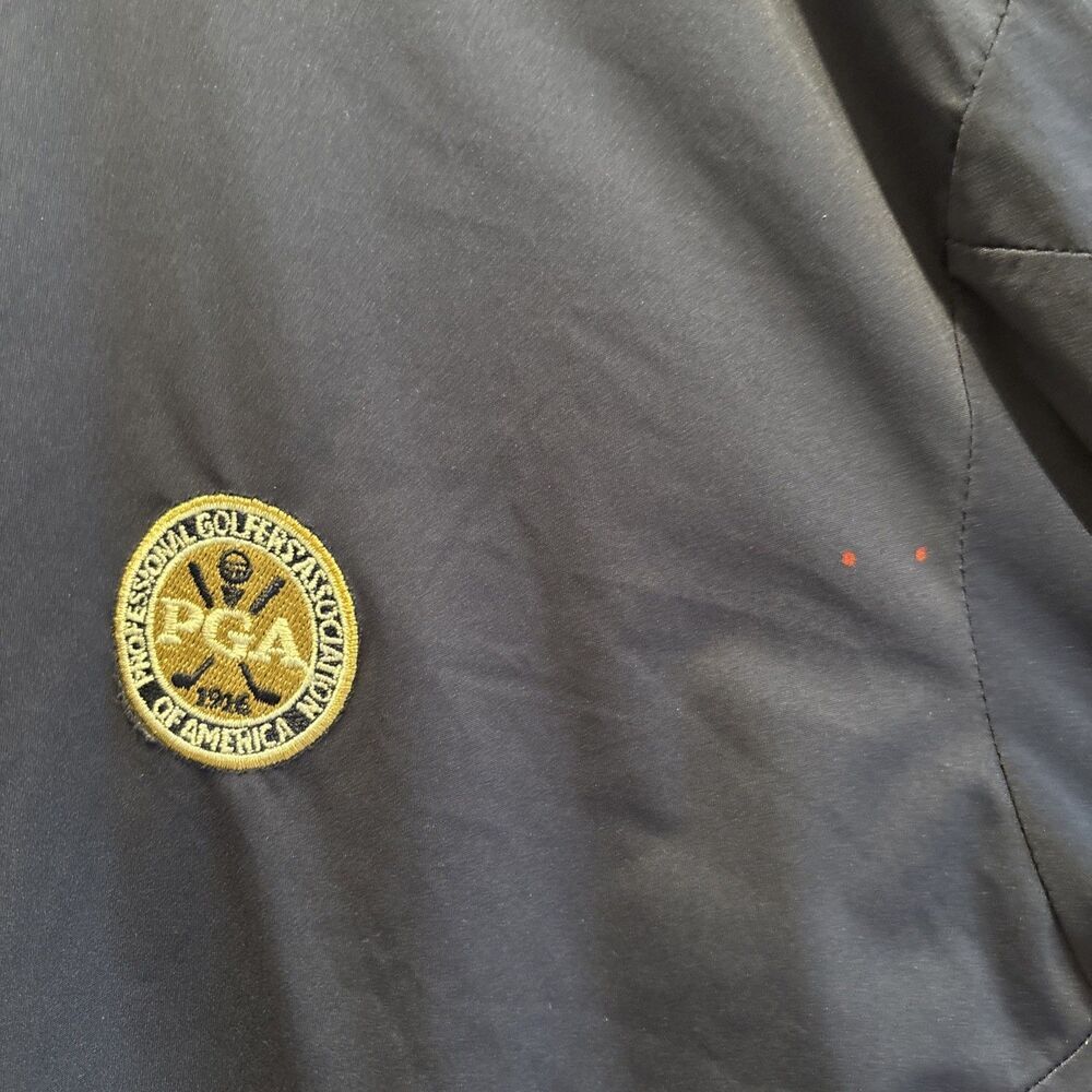 RLX Ralph Lauren PGA Windbreaker Jacket Men's XL 1/4 Zip Pullover Pocket Navy - Picture 6 of 15